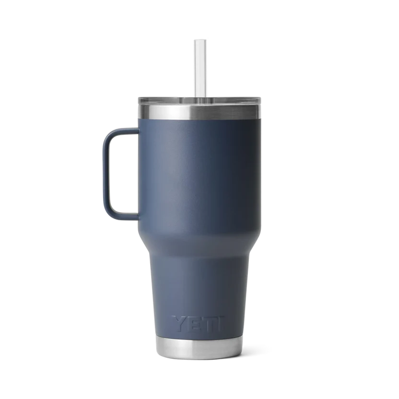 Yeti Rambler 35oz Straw Mug - Navy-1